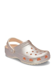 Crocs Rose Gold KIds Classic Tinted Metallic Clogs - Image 2 of 6