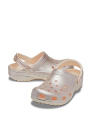 Crocs Rose Gold KIds Classic Tinted Metallic Clogs - Image 3 of 6