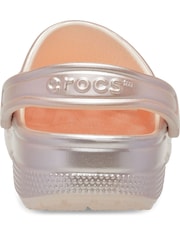 Crocs Rose Gold KIds Classic Tinted Metallic Clogs - Image 6 of 6