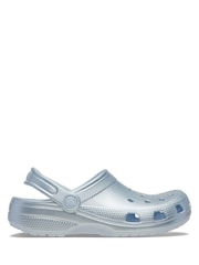 Crocs Blue Classic Tinted Metallic Clogs - Image 1 of 6