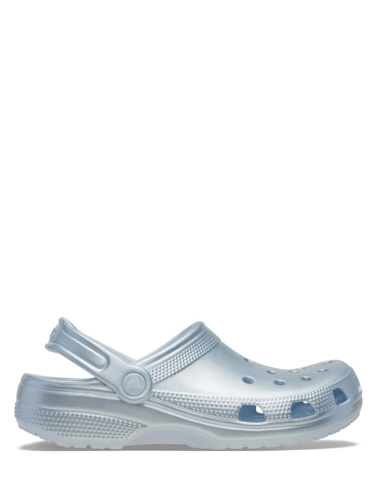 Crocs Blue Classic Tinted Metallic Clogs - Image 1 of 6