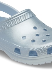 Crocs Blue Classic Tinted Metallic Clogs - Image 5 of 6