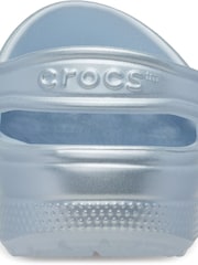 Crocs Blue Classic Tinted Metallic Clogs - Image 6 of 6