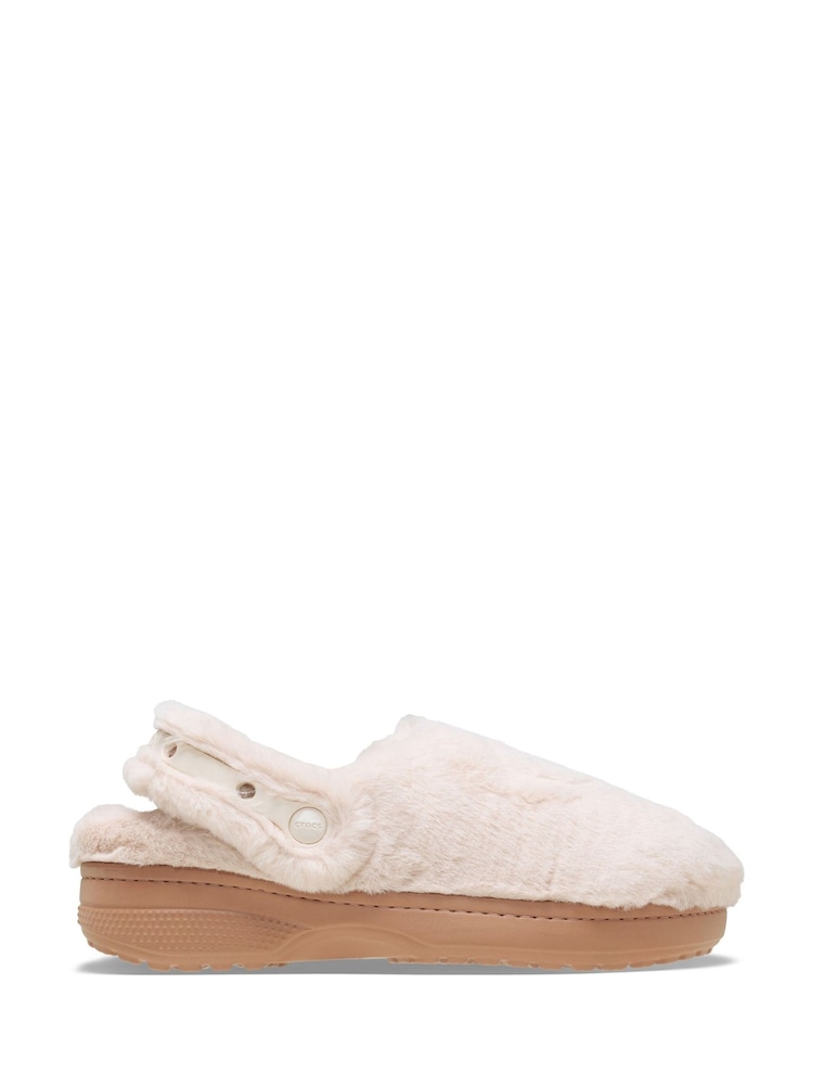 Crocs Pink Classic Unfurgettable Clog Slippers - Image 1 of 5