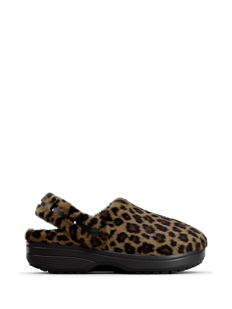 Crocs Brown Classic Unforgetable Animal Clog Slippers - Image 1 of 5