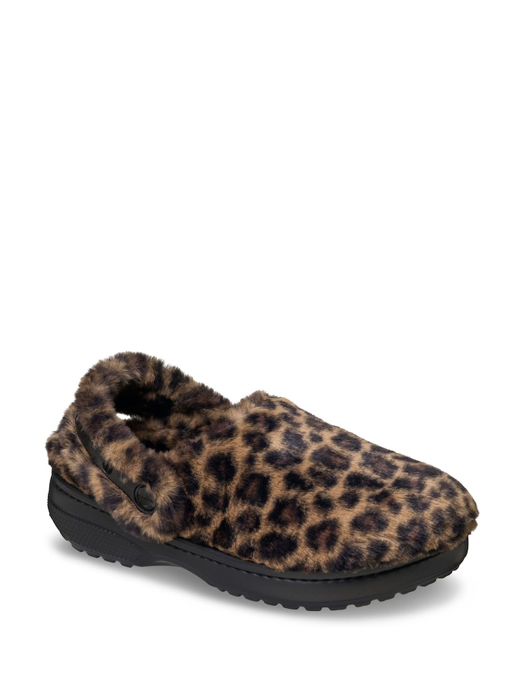 Crocs Brown Classic Unforgetable Animal Clog Slippers - Image 2 of 5