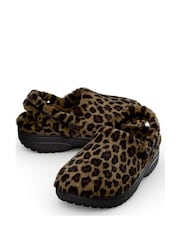 Crocs Brown Classic Unforgetable Animal Clog Slippers - Image 3 of 5