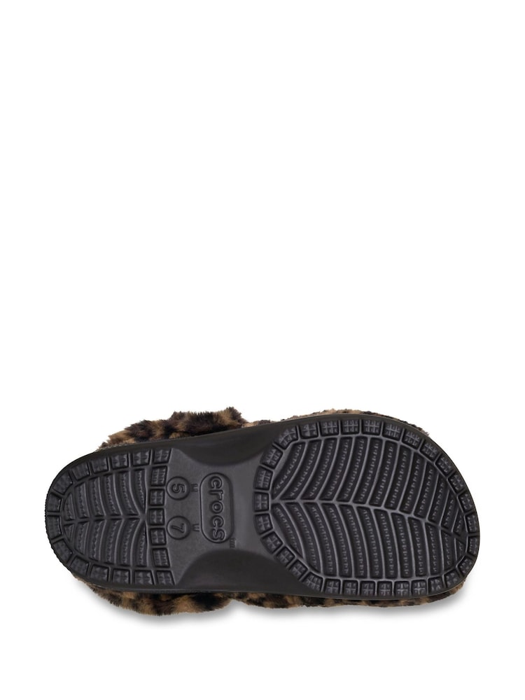 Crocs Brown Classic Unforgetable Animal Clog Slippers - Image 5 of 5