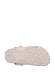 Crocs Pink Kids Classic Crafted Suede Stitch Clogs - Image 4 of 7