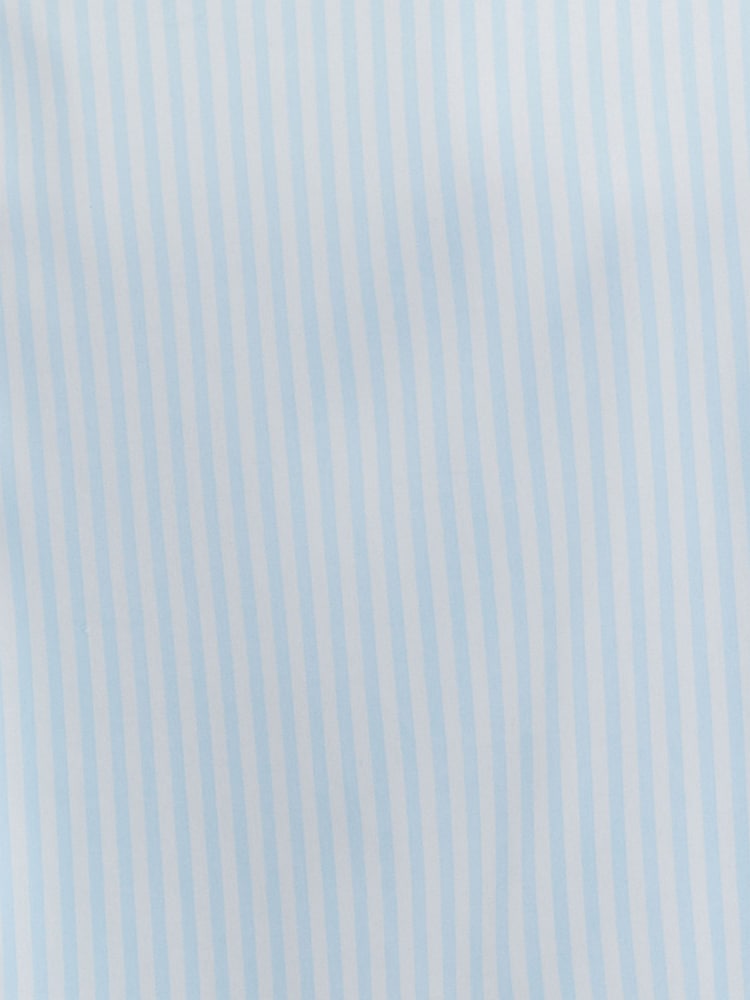 Niebieski - Boux Avenue Stripe Satin Short Pyjamas Set - Obraz 6 z 6