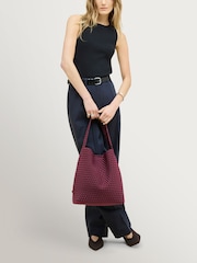 NAGHEDI Bordeaux Medium Nomad Hobo Bag - Image 2 of 6