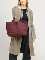 NAGHEDI Bordeaux Medium ST Barths Tote Bag - Image 1 of 6