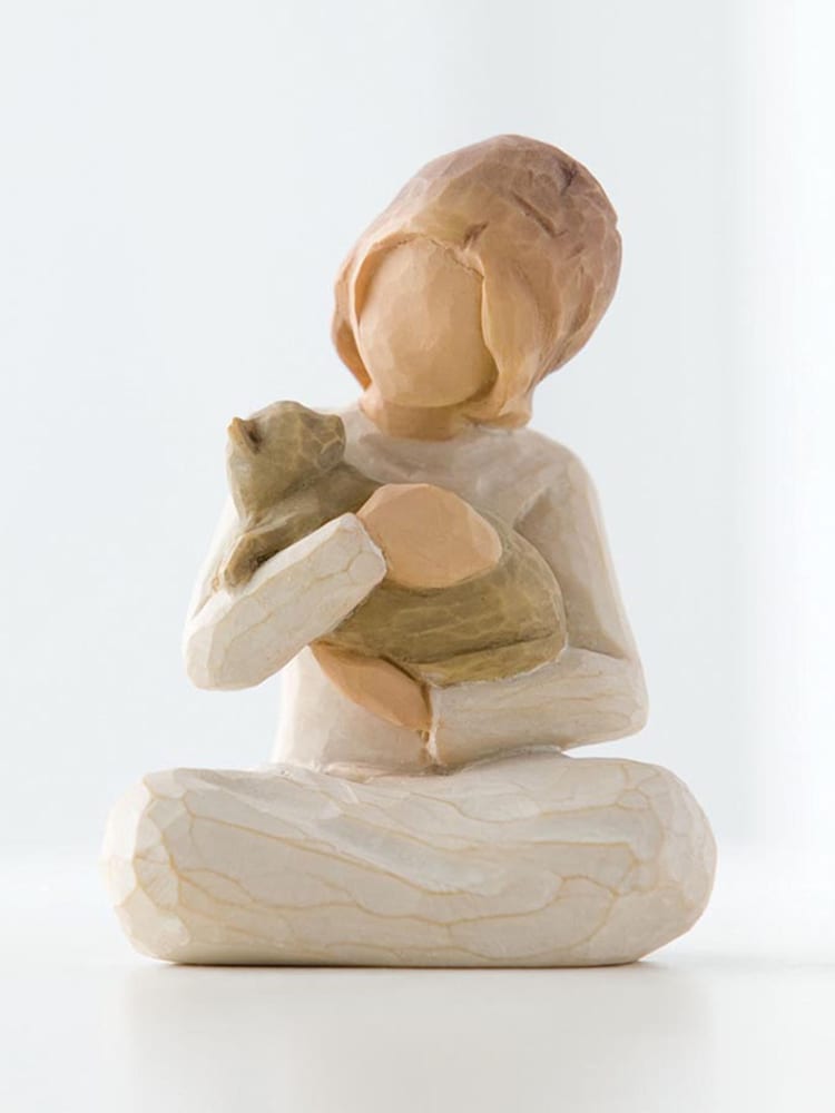 Willow Tree Off White Kindness Girl Figurine - Image 1 of 5 Willow Tree Off White Kindness Girl Figurine - Image 1 of 5