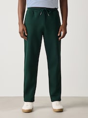 Dark Green Slim Fit Brushback Joggers - Image 1 of 6