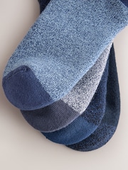Blue Twisted Heavyweight Socks 4 Pack - Image 8 of 8