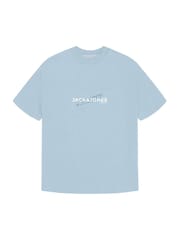 JACK & JONES JUNIOR Blue Short Sleeve Graphic T-Shirt 2 Pack - Image 2 of 3
