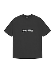 JACK & JONES JUNIOR Blue Short Sleeve Graphic T-Shirt 2 Pack - Image 3 of 3