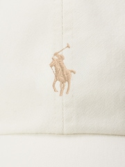 Polo Ralph Lauren Cream Cotton Chino Ball Cap - Image 3 of 3