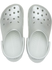 Crocs Grey KIds Classic Tinted Metallic Clogs - Image 4 of 5