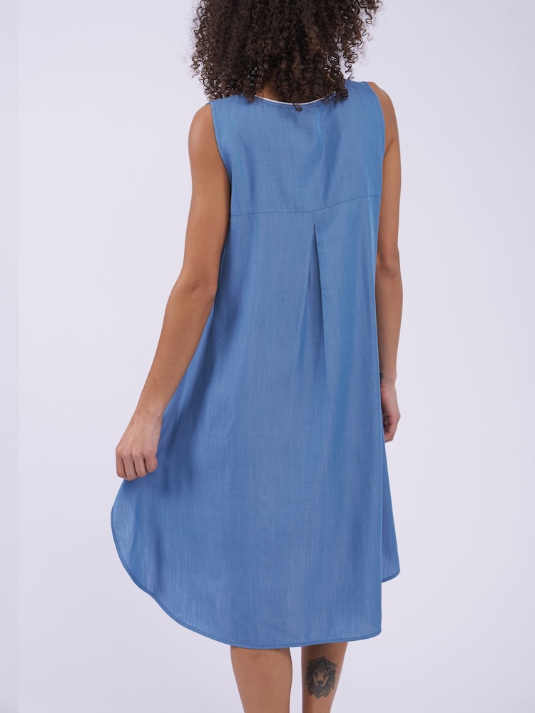 Cyberjammies Blue Denim Look Chambray Swing Nightdress - Image 2 of 3