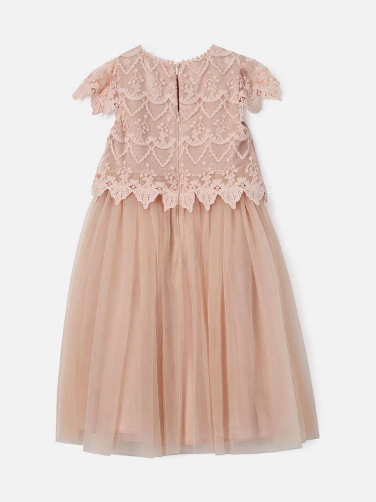 Angel & Rocket Pink Lace Bodice Dress - Image 2 of 3