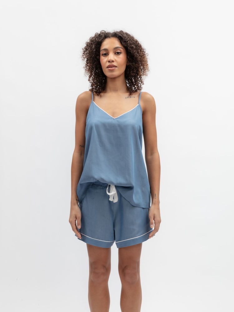 Caraco et Shorts Cyberjammies Denim look chambray - Image 1 de 3
