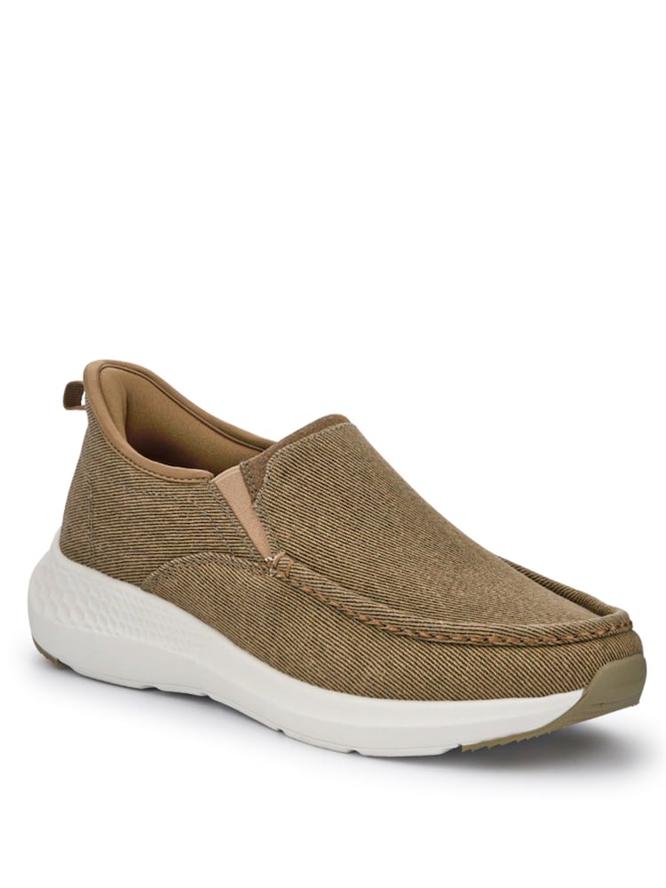 Pavers Green Wide Fit Laceless Slip On Trainers - Image 2 of 5 Pavers Green Wide Fit Laceless Slip On Trainers - Image 2 of 5