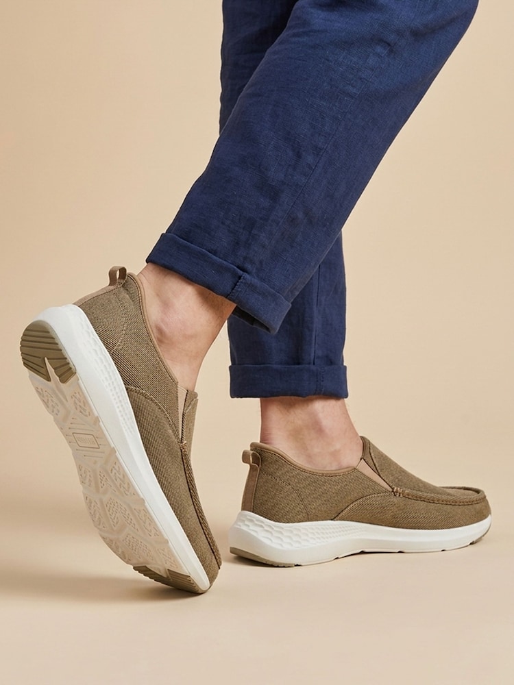 Pavers Green Wide Fit Laceless Slip On Trainers - Image 6 of 6 Pavers Green Wide Fit Laceless Slip On Trainers - Image 6 of 6