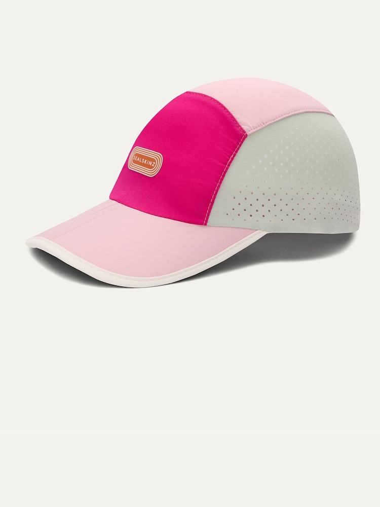 Sealskinz Pink Thursford Ultra Lightweight Foldable Running Cap - Image 1 of 4