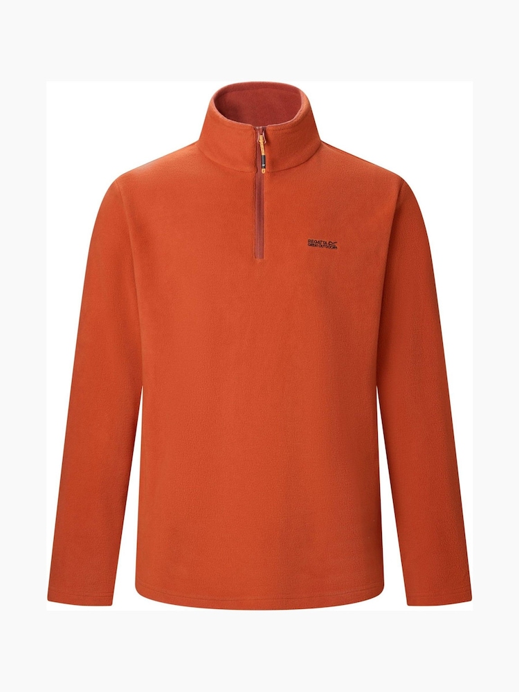 Regatta Orange Thompson Fleece Zip Neck - Image 1 of 3