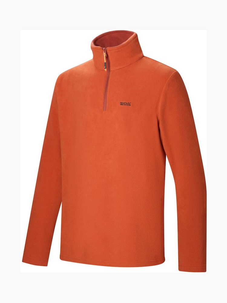 Regatta Orange Thompson Fleece Zip Neck - Image 3 of 3