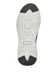 أزرق - Pavers Wide Fit Laceless Slip On Trainers - Image 4 of 5