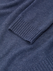 Reiss Blue Harriet Wool-Cashmere Roll-Neck Jumper - Image 7 of 7