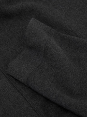 Reiss Charcoal Grey Marl Carmen Cotton-Blend Sweatshirt with Cashmere - Image 7 of 7