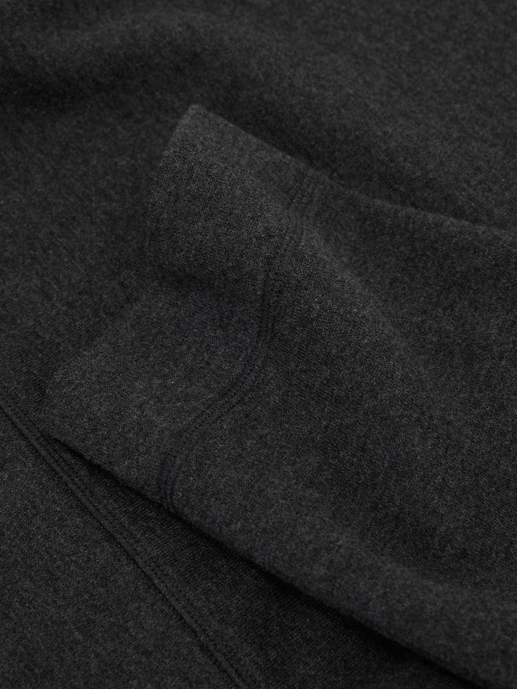 Reiss Charcoal Grey Marl Carmen Cotton-Blend Sweatshirt with Cashmere - Image 7 of 7 Reiss Charcoal Grey Marl Carmen Cotton-Blend Sweatshirt with Cashmere - Image 7 of 7