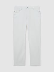 Reiss White Bishopsgate Straight-Leg Jeans - Image 2 of 7