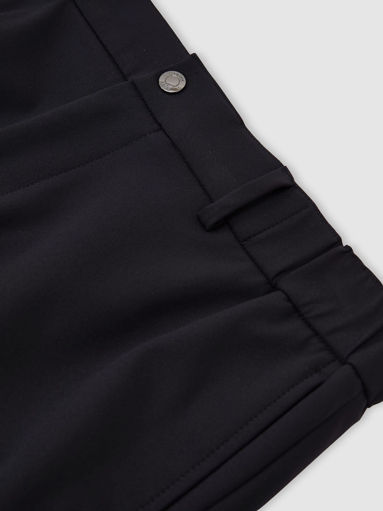 Reiss Navy Drill Technical Stretch Shorts - Image 6 of 6