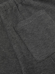 Reiss Charcoal Grey Marl Layla Lyocell-Wool Wide-Leg Joggers - Image 7 of 8