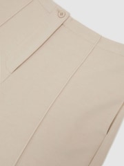Reiss Ivory Layla Lyocell-Wool Wide-Leg Joggers - Image 6 of 6