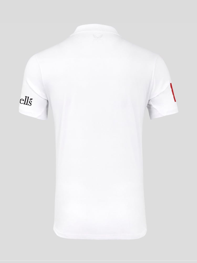 Castore White England Cricket Test Replica Ss Shirt - Image 2 of 4