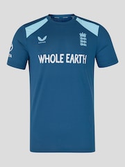 Castore Blue England Cricket Performance Short Sleeve T-Shirt - Image 1 of 5