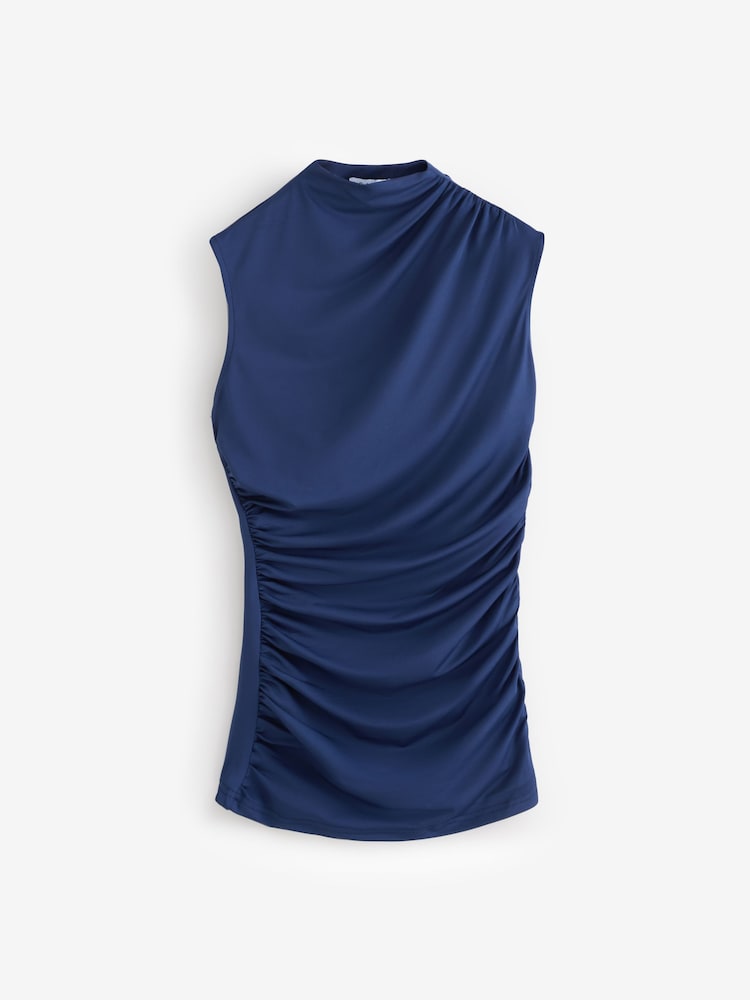 LOAVIES Blue Velvet Embrace Top - Image 4 of 4 LOAVIES Blue Velvet Embrace Top - Image 4 of 4