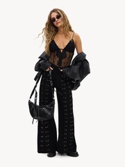 LOAVIES Black Victory In Love Bodysuit - Image 3 of 4