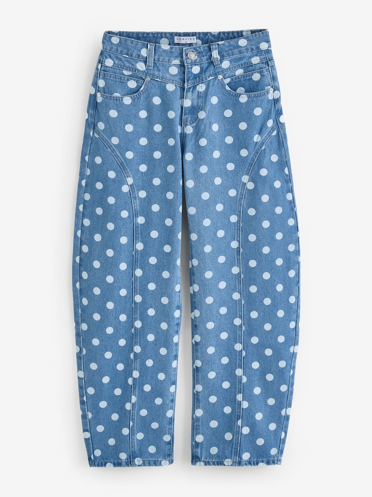 LOAVIES Barrell Polka Dot Jeans - Imagen 5 de 5