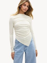 LOAVIES White Let Your Colors Shift Top - Image 3 of 4