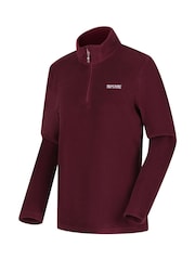 Regatta Purple Sweethart Zip Neck Fleece - Image 2 of 4