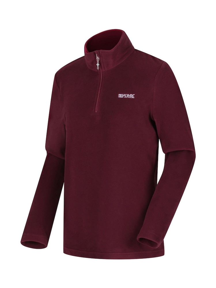 Regatta Purple Sweethart Zip Neck Fleece - Image 2 of 4