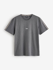 BOSS Grey Short Sleeve Unique Logo T-Shirt - Image 1 of 1