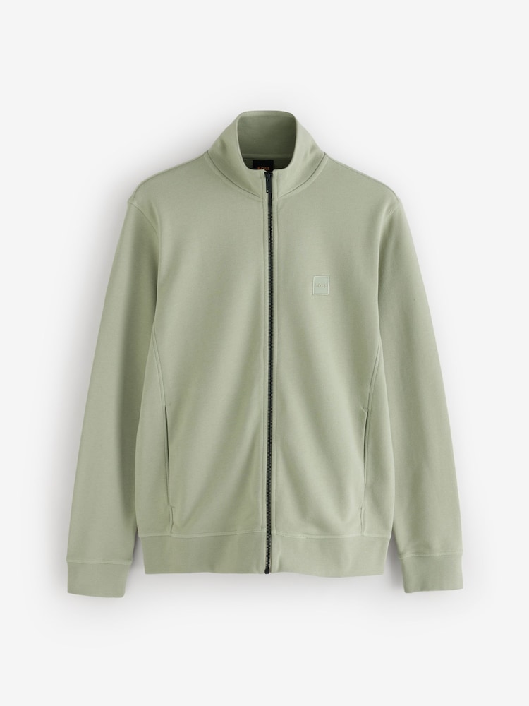 Zaļš - BOSS Relaxed Fit Box Logo sporta krekls - Attēls 5 no 5