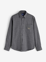 HUGO Grey Relaxed Fit Ebalto Logo Shirt - Image 5 of 5